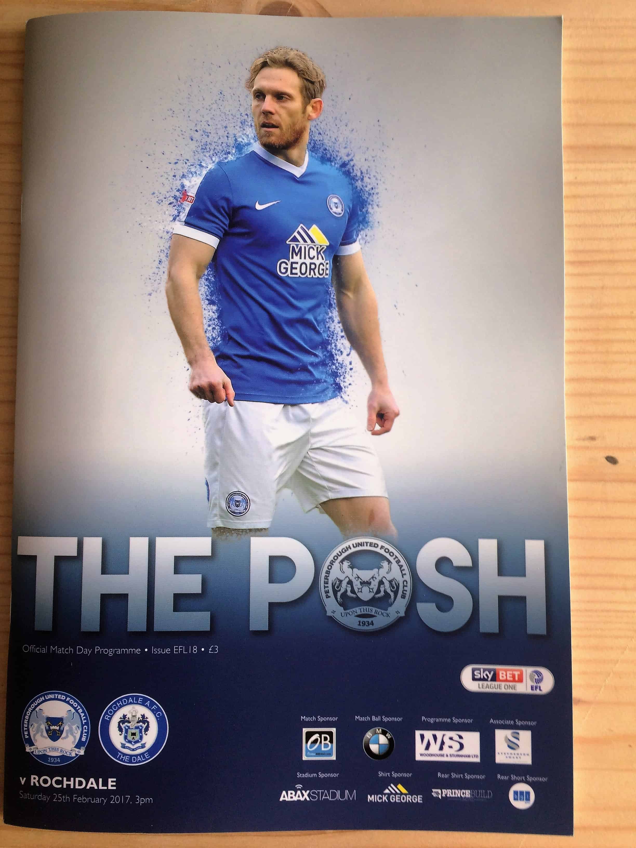 Peterborough United FC v Rochdale FC